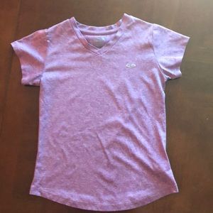 Champion kids short sleeve purple shirt 7-8